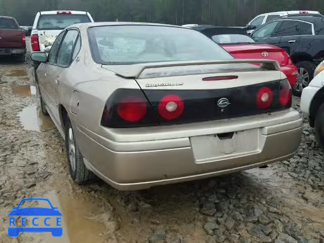 2004 CHEVROLET IMPALA LS 2G1WH52K149320348 image 2