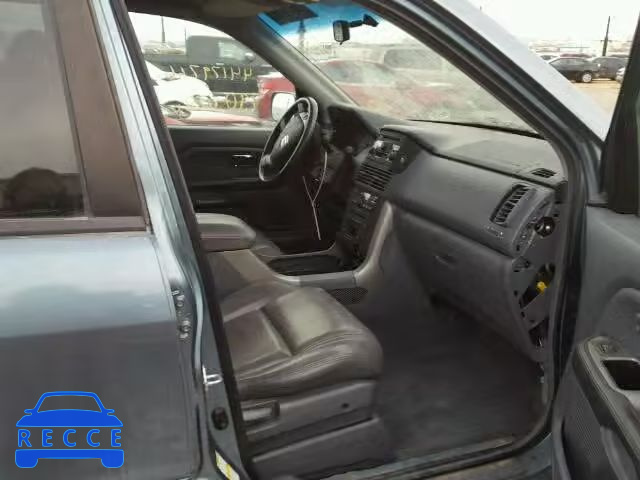 2005 HONDA PILOT EXL 2HKYF18555H002053 image 4