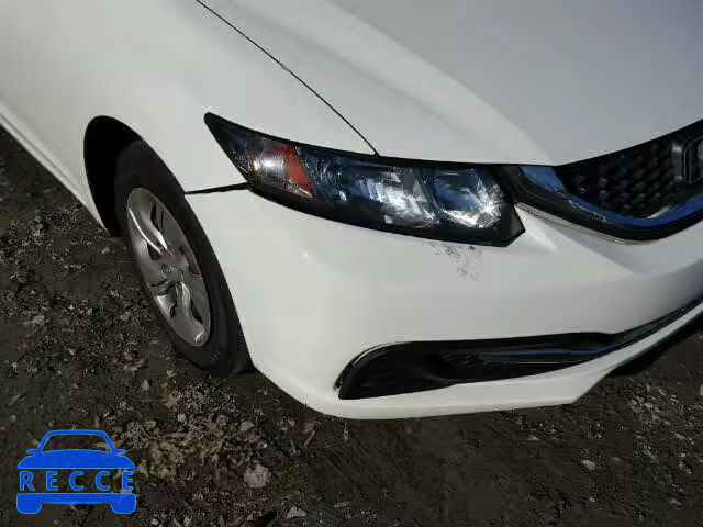 2013 HONDA CIVIC LX 2HGFB2F51DH534274 зображення 9