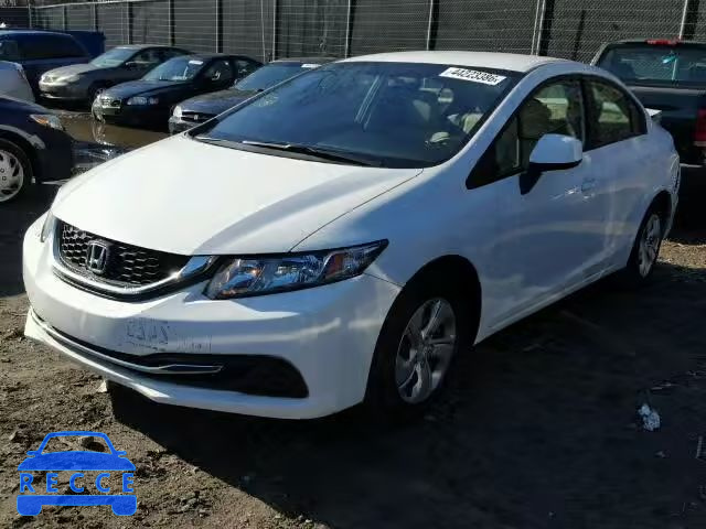 2013 HONDA CIVIC LX 2HGFB2F51DH534274 зображення 1