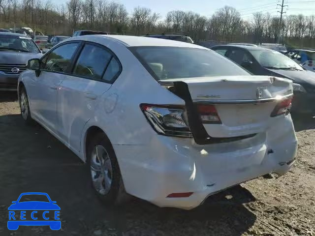 2013 HONDA CIVIC LX 2HGFB2F51DH534274 зображення 2