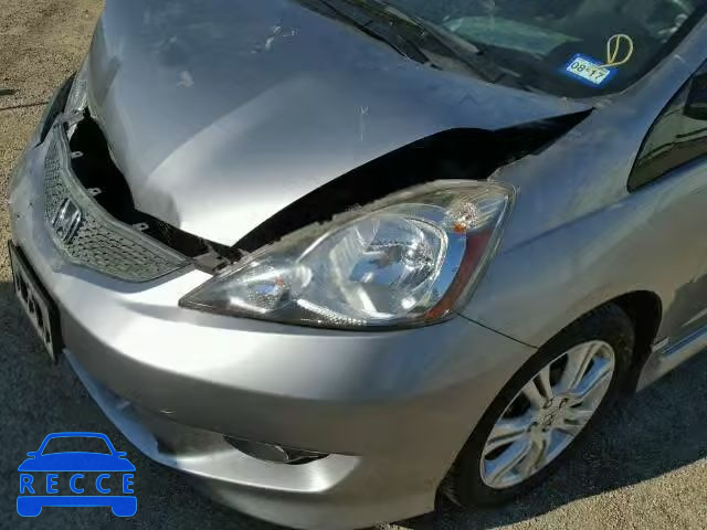 2009 HONDA FIT SPORT JHMGE88439C005497 image 9