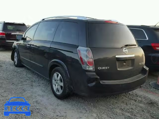 2007 NISSAN QUEST S/SE 5N1BV28U17N134683 image 2