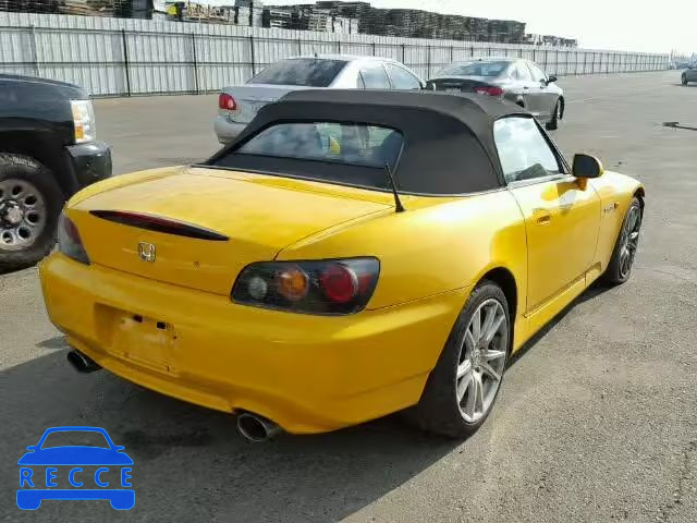2005 HONDA S2000 JHMAP21425S001299 image 3