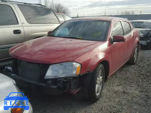 2012 DODGE AVENGER SX 1C3CDZCB1CN161889 зображення 1