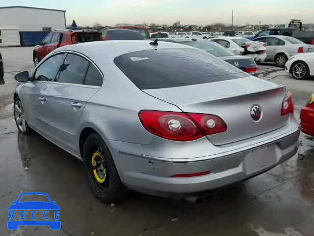 2012 VOLKSWAGEN CC LUXURY WVWHN7AN8CE515729 image 2