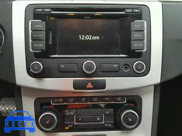 2012 VOLKSWAGEN CC LUXURY WVWHN7AN8CE515729 image 8