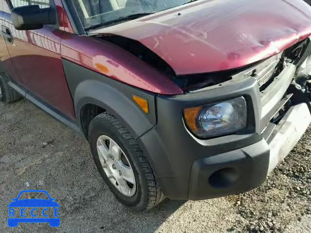 2008 HONDA ELEMENT LX 5J6YH183X8L013133 зображення 9