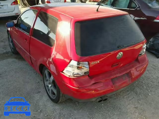 2003 VOLKSWAGEN GTI 9BWDE61J234014322 image 2