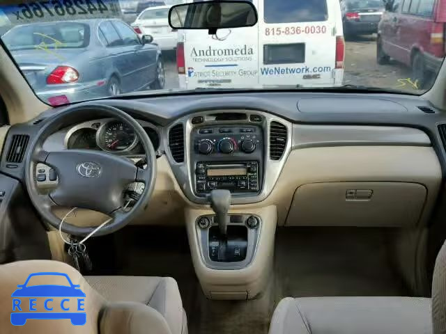 2001 TOYOTA HIGHLANDER JTEHF21A210004410 зображення 8