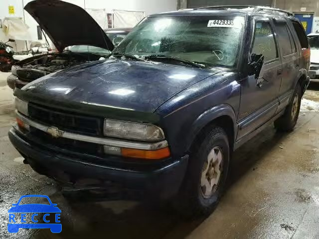 1999 CHEVROLET BLAZER 1GNDT13W4X2219547 зображення 1