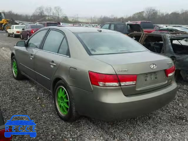 2008 HYUNDAI SONATA 5NPET46C68H336191 image 2