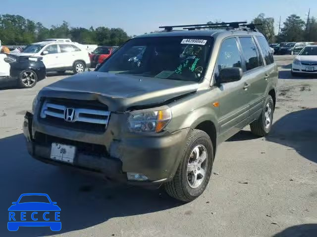 2007 HONDA PILOT EXL 5FNYF28657B039295 image 1