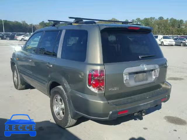 2007 HONDA PILOT EXL 5FNYF28657B039295 image 2