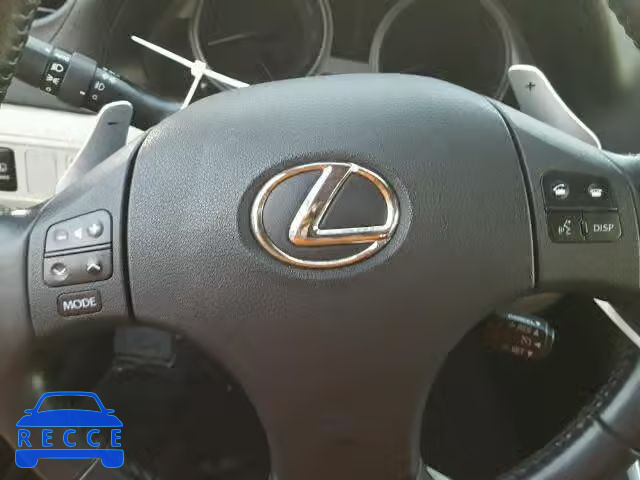 2010 LEXUS IS250 AWD JTHCF5C24A5041885 image 8