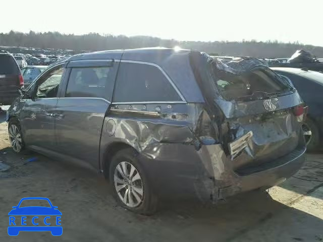 2014 HONDA ODYSSEY EX 5FNRL5H66EB023098 image 2