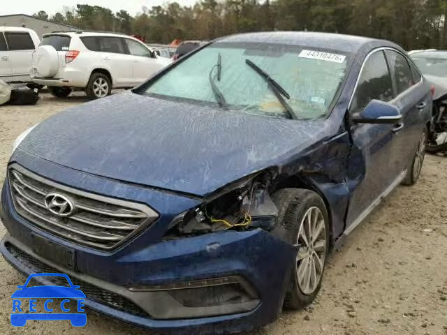 2015 HYUNDAI SONATA SPO 5NPE34AF7FH036674 зображення 1