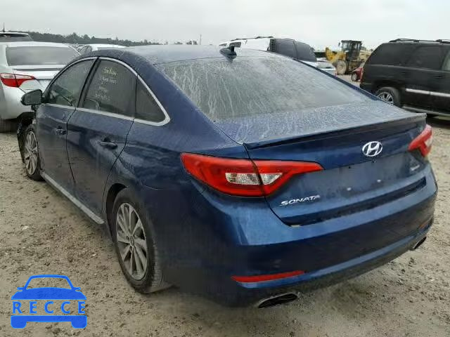 2015 HYUNDAI SONATA SPO 5NPE34AF7FH036674 зображення 2