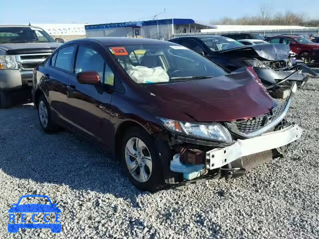 2014 HONDA CIVIC LX 19XFB2F56EE069602 зображення 0