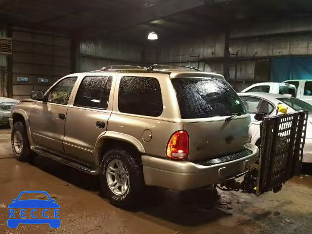 2003 DODGE DURANGO SL 1D4HS58N23F557328 image 2