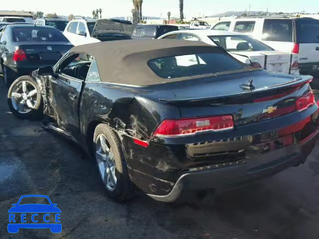 2015 CHEVROLET CAMARO LT 2G1FD3D38F9296929 Bild 2