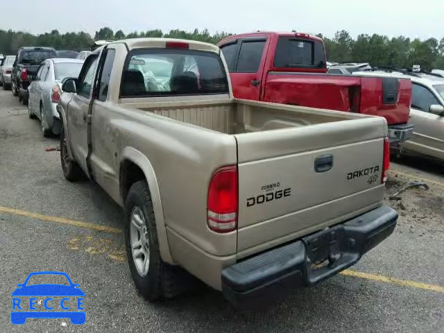 2004 DODGE DAKOTA SXT 1D7GL12K94S697016 image 2