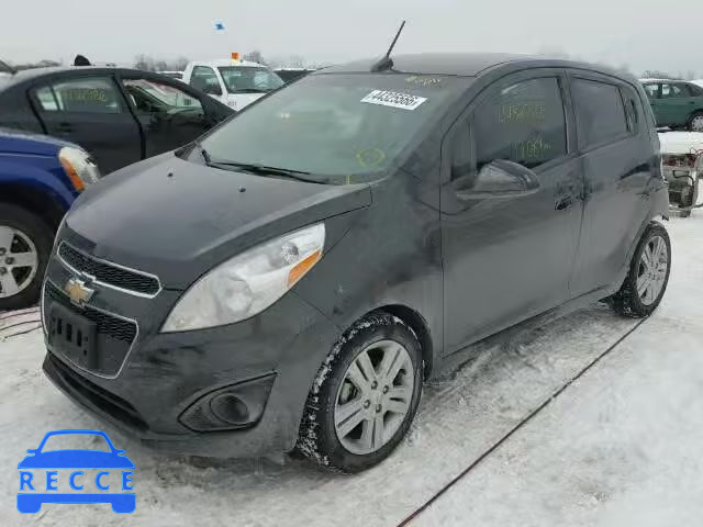 2014 CHEVROLET SPARK 1LT KL8CD6S97EC546261 image 1