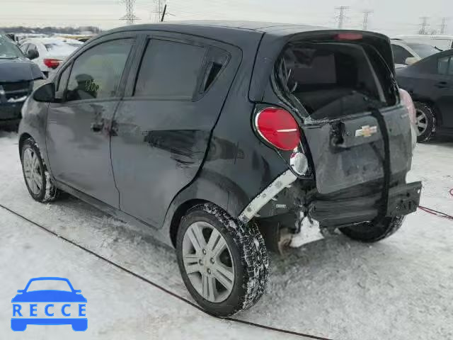 2014 CHEVROLET SPARK 1LT KL8CD6S97EC546261 зображення 2