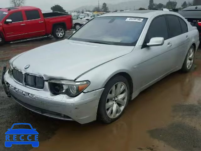 2004 BMW 745I WBAGL63514DP73474 зображення 1