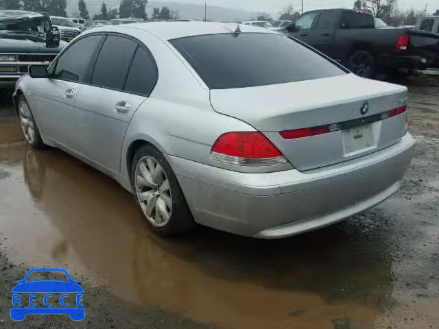 2004 BMW 745I WBAGL63514DP73474 зображення 2