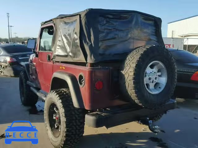 2002 JEEP WRANGLER S 1J4FA49S12P758484 image 3