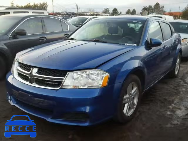 2012 DODGE AVENGER SX 1C3CDZCB7CN159077 зображення 1