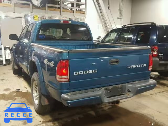 2003 DODGE DAKOTA QUA 1D7HG38NX3S140815 зображення 2