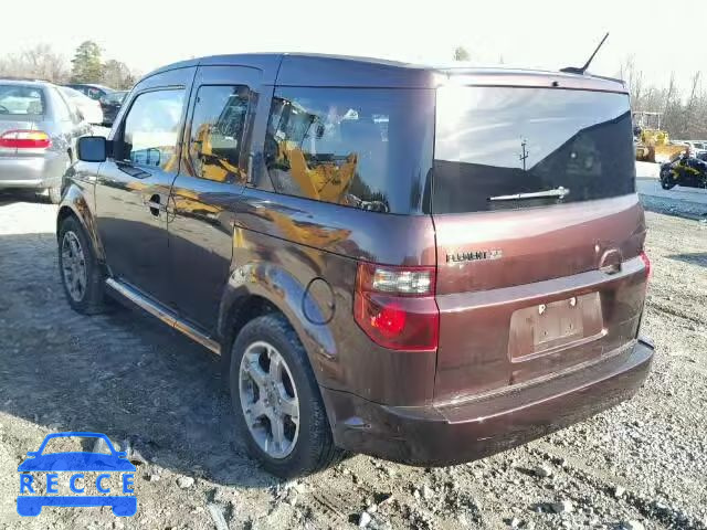 2007 HONDA ELEMENT SC 5J6YH189X7L002782 image 2