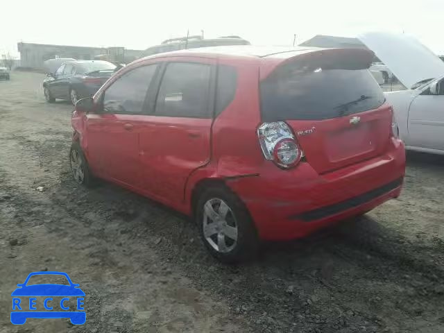 2009 CHEVROLET AVEO LS/LT KL1TD66E89B667639 image 2