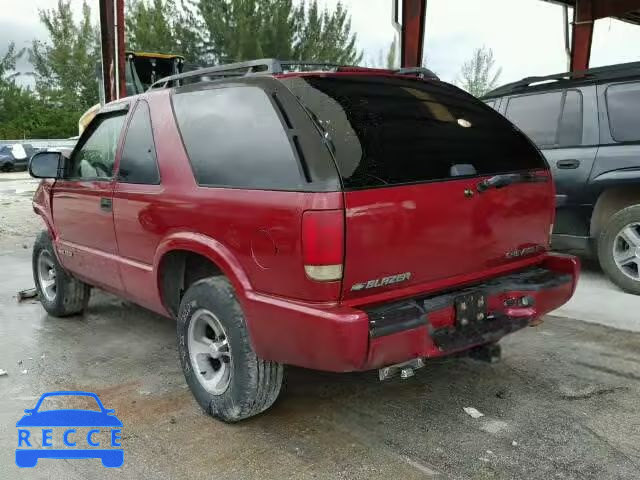 2000 CHEVROLET BLAZER 1GNCS18W6YK195292 зображення 2