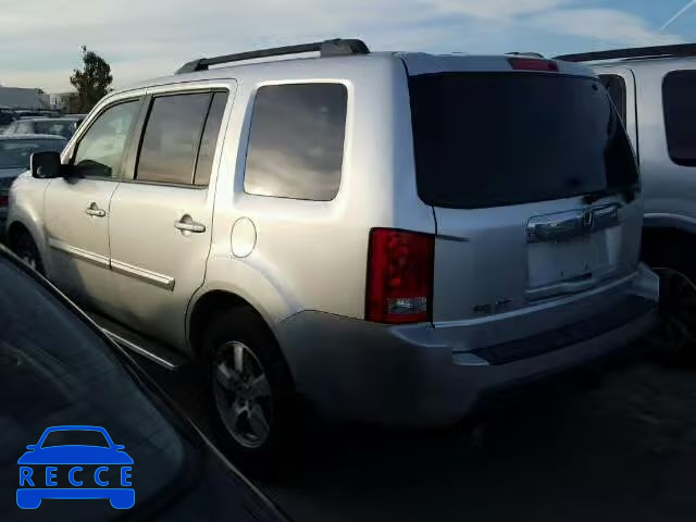 2009 HONDA PILOT EX 5FNYF384X9B013489 image 2