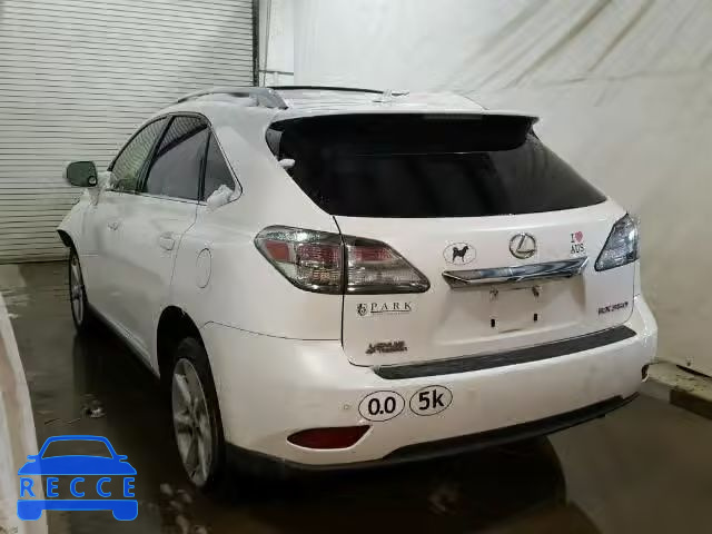 2011 LEXUS RX 350 JTJBK1BA3B2439275 зображення 2