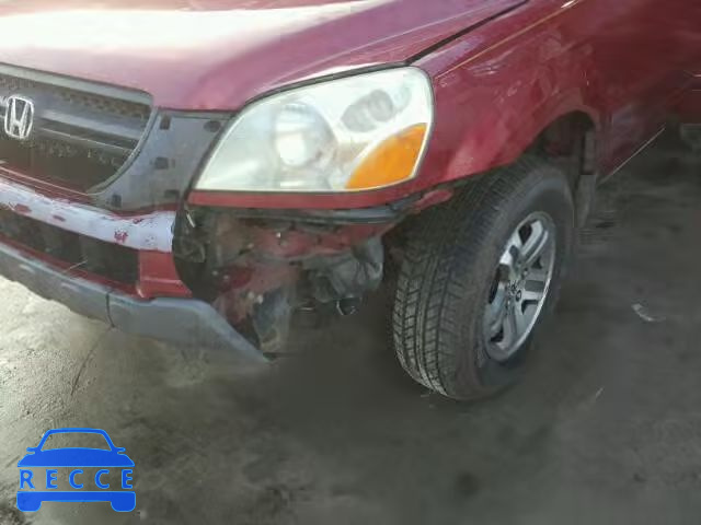 2003 HONDA PILOT EXL 2HKYF18503H519709 image 6