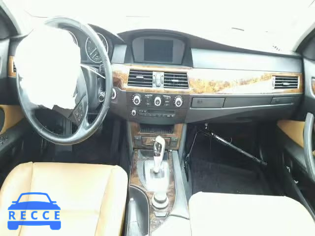 2008 BMW 528I WBANU53538C111678 зображення 9