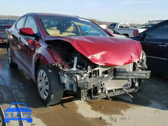 2012 HYUNDAI ELANTRA GL KMHDH4AE9CU251765 image 0