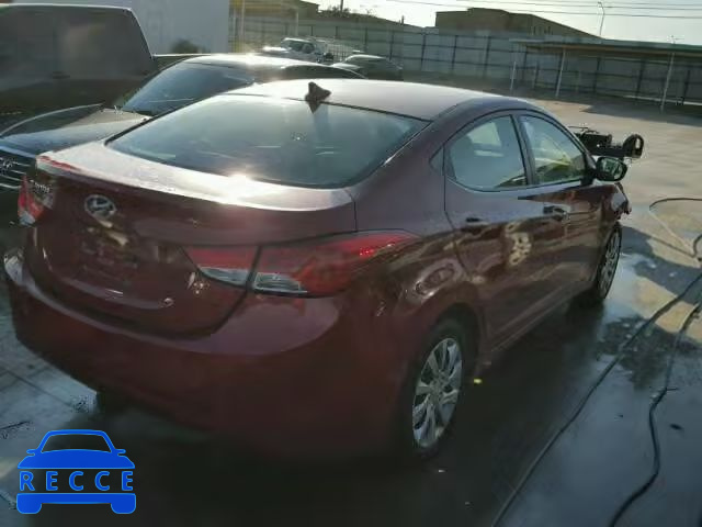 2012 HYUNDAI ELANTRA GL KMHDH4AE9CU251765 image 3
