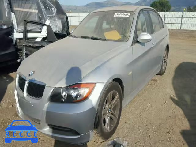2008 BMW 328I WBAVA33518KX84293 зображення 1