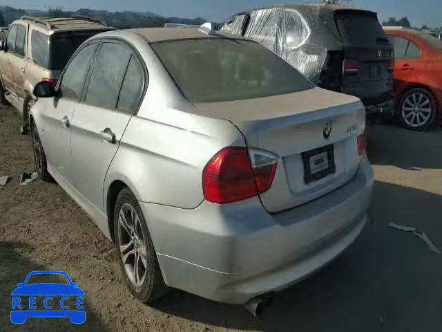 2008 BMW 328I WBAVA33518KX84293 зображення 2