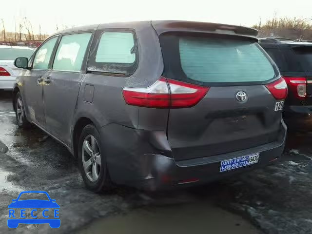 2015 TOYOTA SIENNA 5TDZK3DC4FS629578 image 2