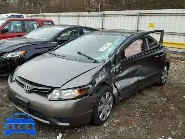 2008 HONDA CIVIC LX 2HGFG12628H580552 зображення 1