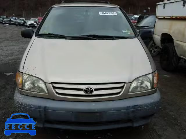 2001 TOYOTA SIENNA LE/ 4T3ZF13C21U398827 зображення 9