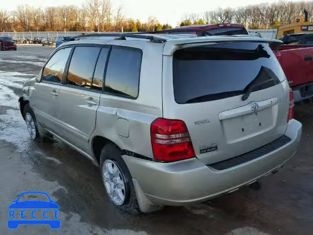 2003 TOYOTA HIGHLANDER JTEHF21A730126327 зображення 2