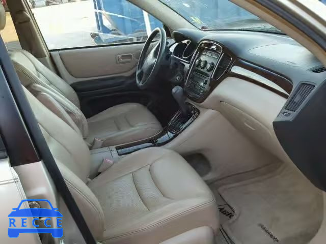 2003 TOYOTA HIGHLANDER JTEHF21A730126327 зображення 4