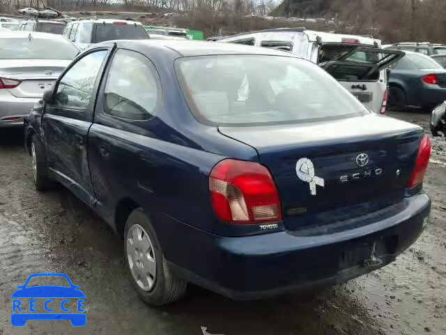 2002 TOYOTA ECHO JTDAT123220249377 image 2